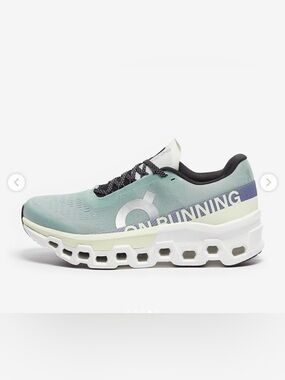On Running Cloudmonster 2 Mint/White Men’s Running Shoe